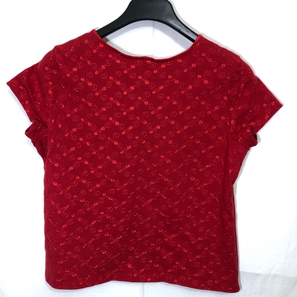Fashion Bug Eyelet Pullover Top - Picture 3 of 3